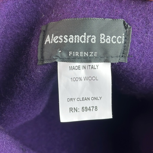 ALESSANDRA BACCI FIRENZE WOOL HAT Made in Italy BUNDLE MAURICES SCARF - Picture 5 of 10